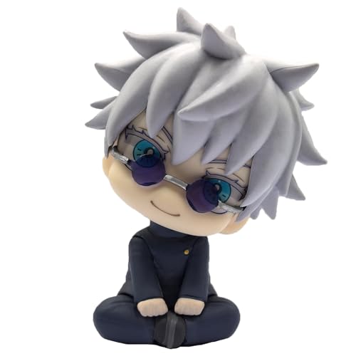 PYTRARTY Figurines Gojo,Jouets Gojo Satoru,Figurines Graphiques Gojo 10Cm,Figurines Gojo,Figurines Gojo Jouer pour Enfants,Gojo Satoru Ornements de Bureau Objets de Collection.