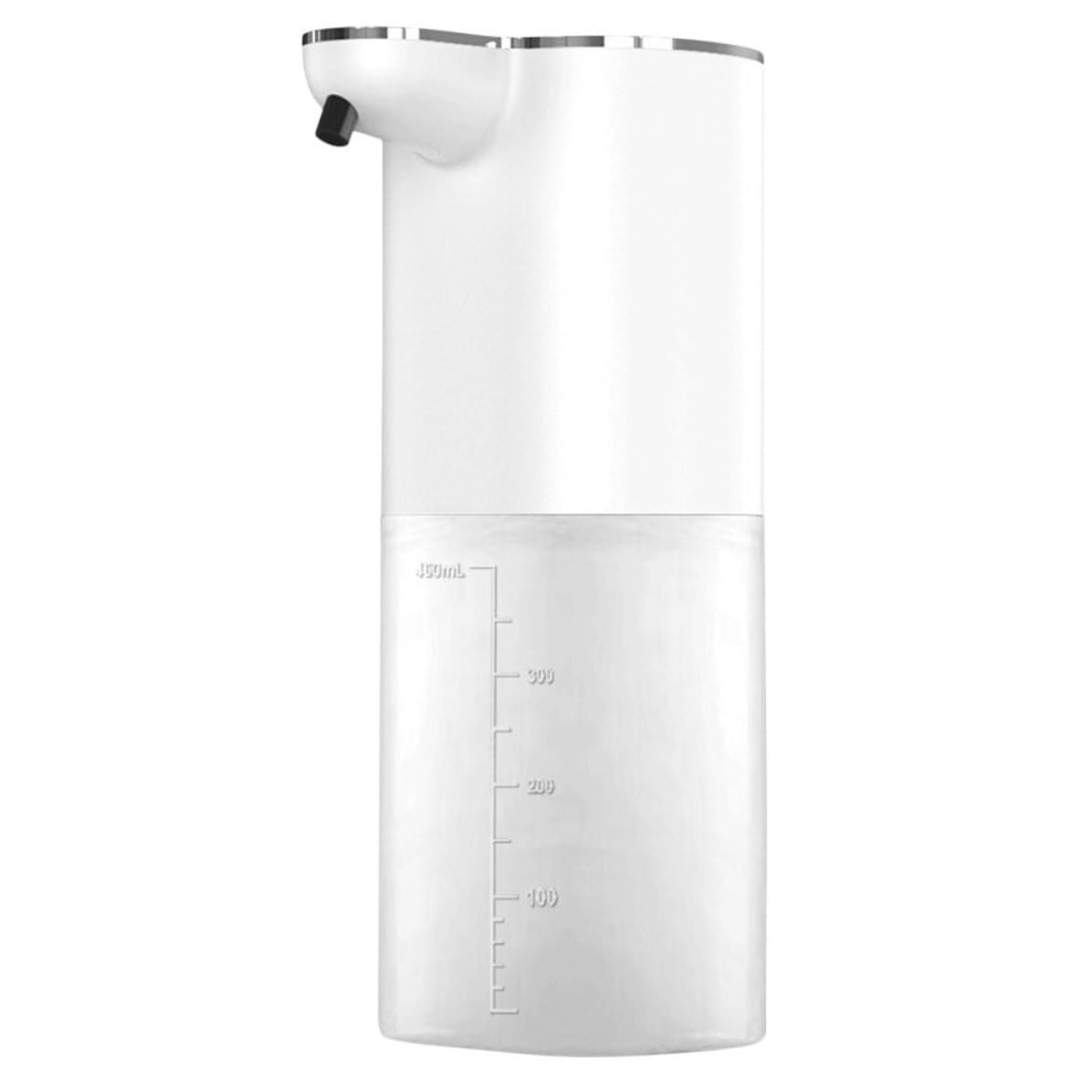 Didiseaon Dispenser Sapone Automatico Touchless 400ml per Bagno e Ufficio Sensore Infrarossi, Schiumogeno, Abs Resistente e Design Moderno Semplice