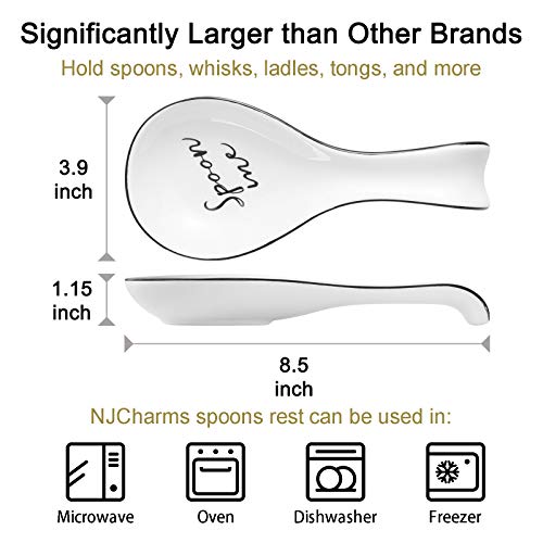 Njcharms JST01-1 Ceramic Spoon Rest For Stove Top thumb #4