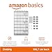 Amazon Basics Achteckig, Laufgehege für Hunde und andere Haustiere, faltbar, Metall, mit Tür,107 cm, Schwarzer