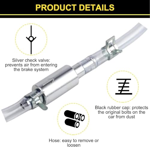 4PCS Universal Brake Bleeder Hose