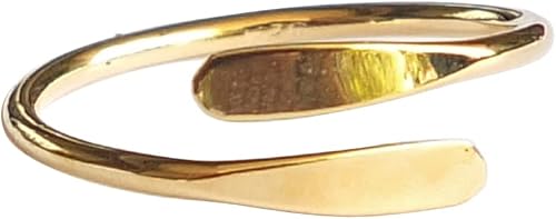 Miniatura 13 de Creations - Anillo de plata de ley 925 hecho a mano, anillo de dedo del pie ajustable, fino clásico delicado dedo abierto, anillos de meñique