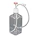 EZBio, Single-Use Bottle Assembly, 1000mL, 38-430 VersaCap, PC, Vented w/DipTube, 10/cs
