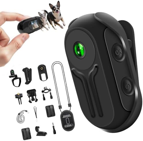 Mini Body Camera 1080P with Display Screen | Wearable Sports Acti...