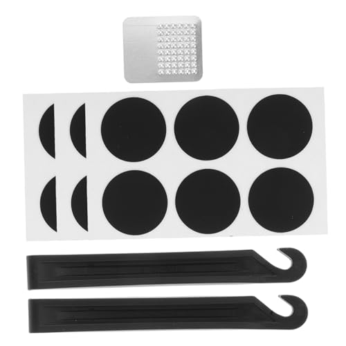 Unomor 1 Set Tire Repair Tool Bike Tire Patch Kit Heavy Duty Bike Flat Tire Repair Kit Bicycle Tire Tool Bicycle Tire Repair Bike Tire Levers Repair Tire Puncture Repair Kit Metal