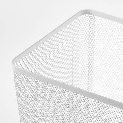 Ikea TSSP Wastepaper Basket, White(Size :Width: 26 cm (10 ¼") Depth: 26 cm (10 ¼") Height: 35 cm (13 ¾")) 1