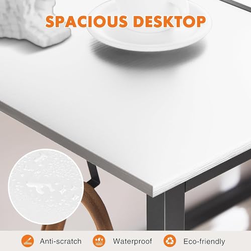 image for Sweetcrispy Computer Desk, Small Office 32 Inch Writing Work Study Kid