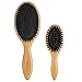 Hair Brush Set, BESTOOL Boar Bristle Hair Brush Set with Detangling Nylon Pin, Home & Travel Hair Brushes for Women Men Kid All Wet or Dry Hair's Detangle, Massage, Add Shine