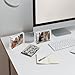 GENGENZER Mini Picture Frame 2.5x3.5 inch Clear Acrylic Magnetic Photo Business Card Frame 20mm Thick Double Sided Wallet Size Desktop Display Frames for Office Home Decor Photos Cards (20 Pcs)