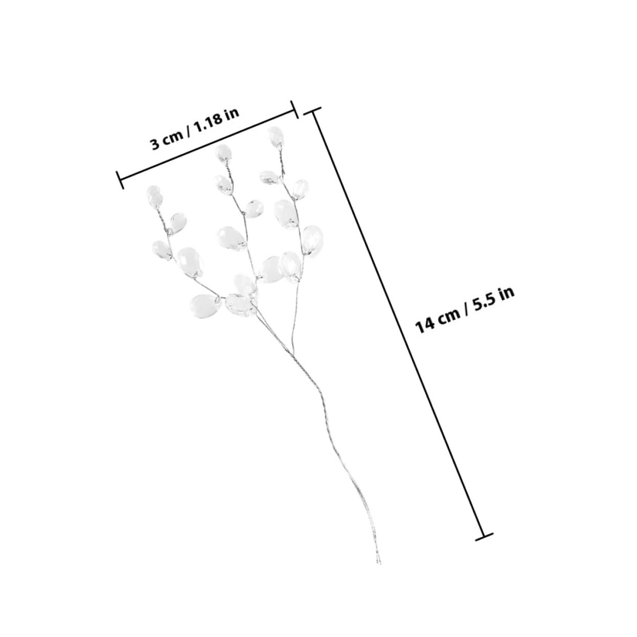 Künstliche Perlenblumen mit Acrylperlen Stiele für Dekoration Blumenstrauß für Innen und Außen für Küche Esszimmer und Hochzeit DIY-blumenarrangement Geschenk für Valentinstag