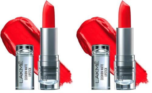 Image of LAKME LAKM Lakme Cushion Matte lip RedBombshell | Red (Pack of 2)