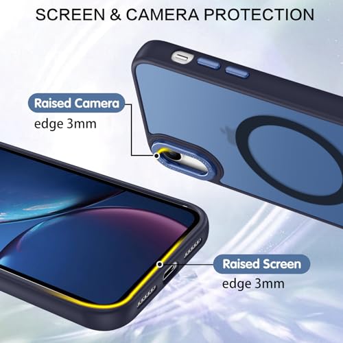 Coque iPhone XR compatible MagSafe BENTOBEN magnétique mate