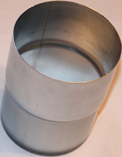 Preisvergleich Produktbild 80mm Fallrohrverbinder Fallrohrmuffe Verbindungsmuffe Steckmuffe Fallrohr Muffe Zink