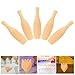 LIOOBO 10pcs Portable Bowling Pin Set Tiny Bowling Pins for Boys and Girls Game Prop Supply Sturdy Plastic Mini Size Replacement