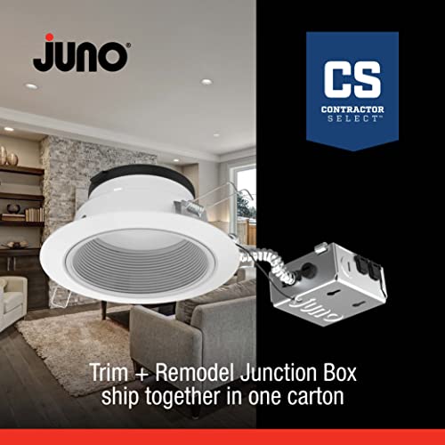 Juno Jpdz6Jb Rdb1 Wwh M6 Podz Series Canless Led Downlight, Switchable, Matte White, 6 Inch #TOP1