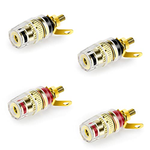 Conector de poste de altavoz cobre 4mm miniatura 1