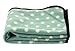 Color You Small Pet Dog Cat Puppy Kitten Soft Blanket Polar Fleece Mat Pad Bed with Spot Design For Car, Lap, Sofa, Pet Bed, Crate, Kennel and Carrier (L, Green)