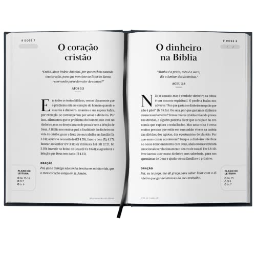 365 Doses Bíblicas Diárias Floral: Com plano de leitura da Bíblia