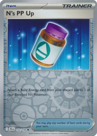 Pokemon - N’s PP Up 153/159 Journey Together – Reverse Foil – Single Card
