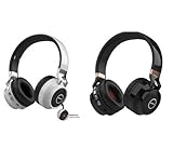 Cascos Bluetooth Auriculares Plegables Wireless 5.0 BATERÍA Recargable Llamada GR-BTH23 (Blanco)