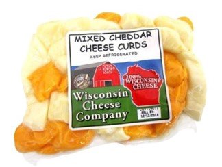 Wisconsin Mixed Cheese Curds 1.5 Lbs