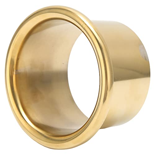 LIZEALUCKY Hair Dryer Holder Insert, Firm and Rust Proof Stainless Steel Hair Dryer Stand Hair Dryer Storage for Bathroom Hotel Hairdressing Salon (Golden)