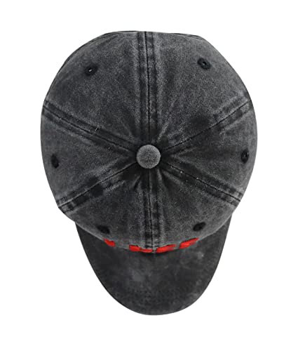 Image of Trucker Hats for Men Women, Funny Gag Gifts Joke, Classic Adjustable Mesh Baseball Cap Snapback Hat Black