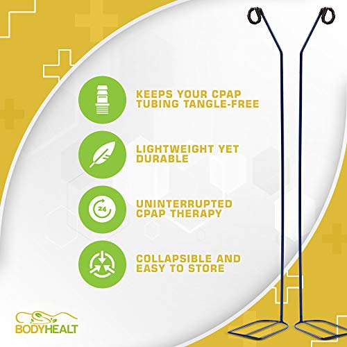BodyHealt Cpap Hose Holder Hanger - Cpap Hose Holder for Cpap Tube. Cpap Supplies - Cpap Stand - Cpap Tube Holder. Cpap Accessories & Cpap Holder, Cpap Bedside Holder. Tangle Proof - Cpap Holder & Bag - Thumbnail 2