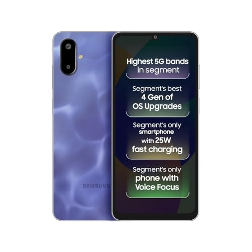 Samsung Galaxy F06 5G (Lit Violet, 64 GB) (4 GB RAM)