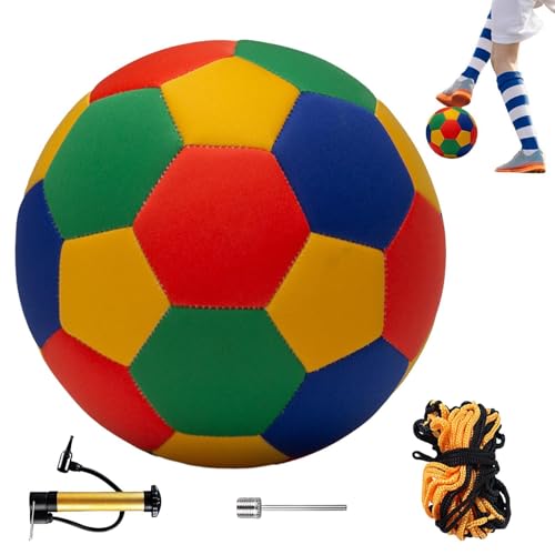 Genérico Balón de Fútbol Sala,Equipo para Práctica Deportiva | Balón Silencioso para Interiores,para Niños Niñas Jóvenes Regalos de Cumpleaños Parque Colegio