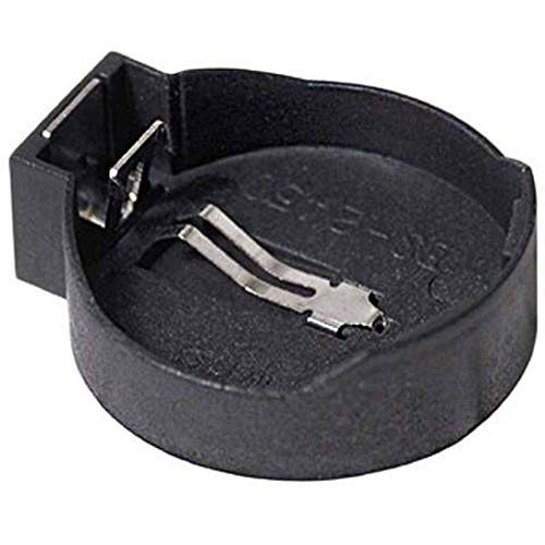 Mpd Bs-2450 - Porta Batterie A Bottone, 1 X Cr 2450 Orizzontale, Montaggio A Innesto, Tht 30 X 27 X 13 M (Lunghezza X Larghezza X Altezza)