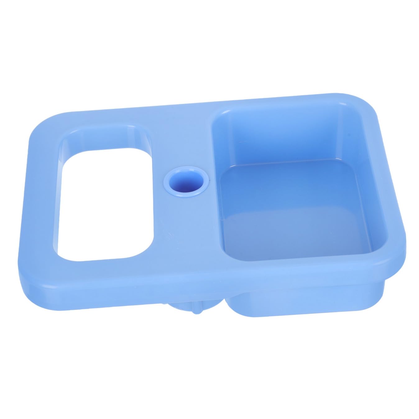 SMASOLO Infusion Stand Tray Adjustable IV Stand Holder Multiple Storage Compartments for Hospital Use Plastic Drip Tray for Medicine Bottles