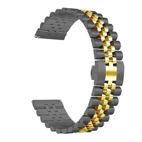 Bracelet en acier inoxydable pour hommes et femmes de 20mm et 22mm