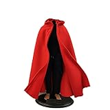 1/6 Red Cloak Cape (with Wire can Pose) for 12