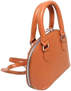 Glitter Women Bag with Cross hand - Camel GBA004560CML