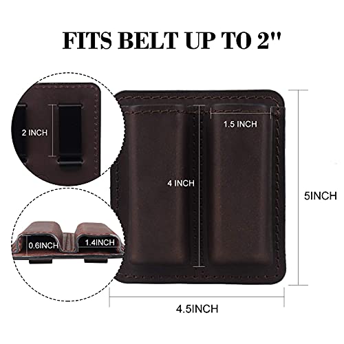 Kosibate 1911 Leather Holster With Magazine Holder, Fits All 1911 Style Handguns - Colt 1911 - Sig Sauer - Remington - Ruger & More #TOP7