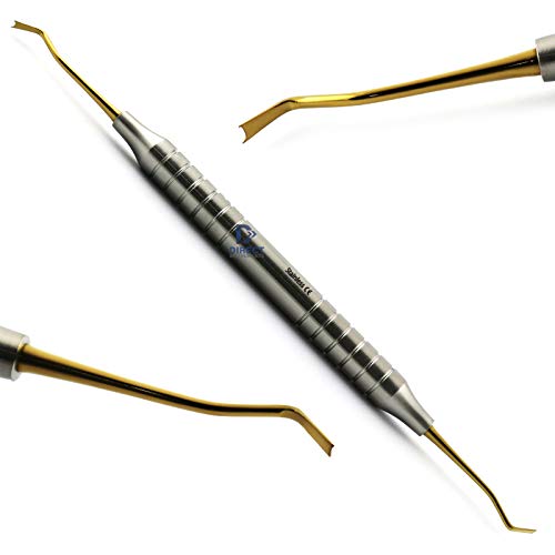 Direct Instruments PK-G5 Set Of 5 Gold Color Tips Dental Pk Thomas Wax Carvers Waxing Modelling Carving Tools Lab Restorative thumb #4