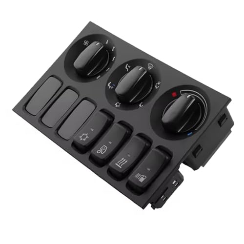 YROHGKPN Interfaces de sistemas de calefacción eficientes para aire acondicionado, ajuste climático automotriz adecuado para 1797411 con indicador LED panel de calefacción