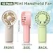 Rossesay Mini Portable Fan Handheld Battery Operated Portable Small Personal Fans for Summer Beach Indoor Outdoor Travel Cooling Gift(Green, Pink, White)