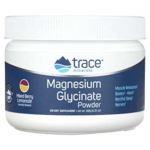Trace Minerals Magnesium Glycinate Powder, Mixed Berry Lemonade - Image 4