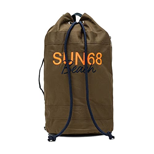 Sac à dos SUN68 X32135 vert idéal pour transporter vos grands dossiers