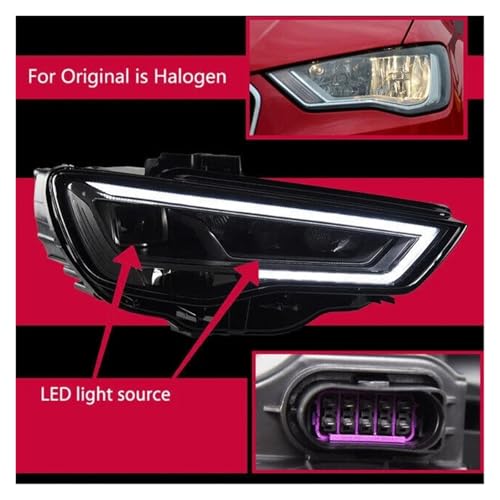 Faros LED Audi A3 8V con tecnología Plug and Play e intermitentes avanzados 3