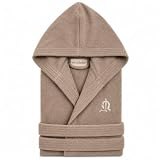 Albornoz Adulto Unisex (FR/ES, Letras, M, L, Regular, Alto, Marron)