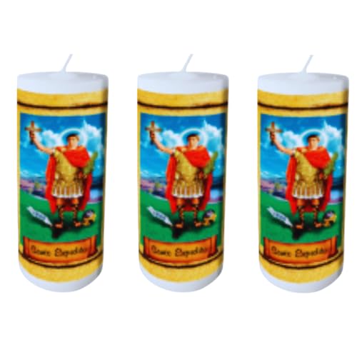 Vela De Santos, De 7 Dias Com 340 Gramas. Várias Opções De Imagens De Santos Com Oração Personalizad