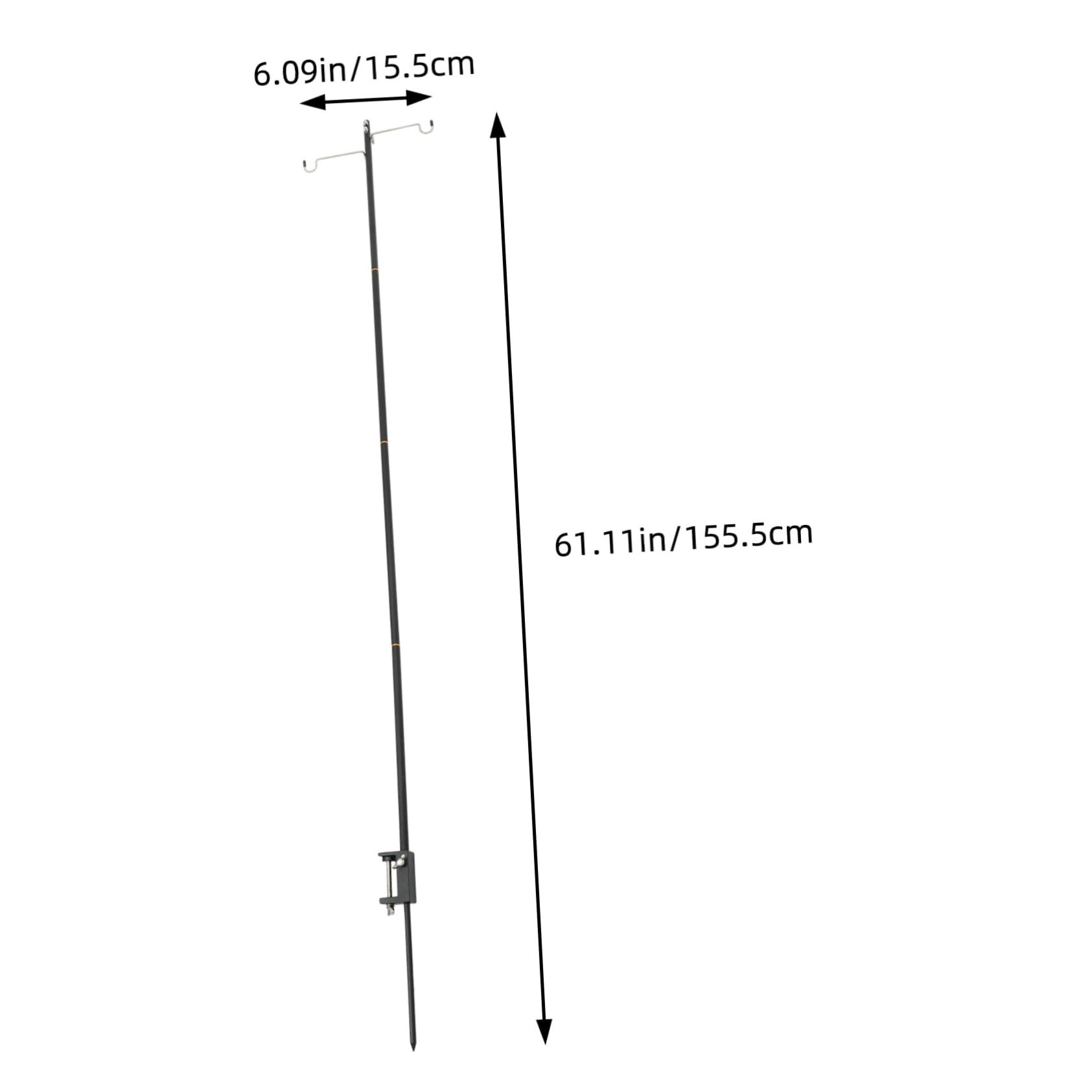 Abaodam Dual Use Lantern Hanger Portable Lamp Rack Outdoor Lamp Bracket Super Load-Bearing Capacity