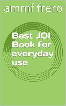 Amazon.com: Best JOI Book for everyday use eBook : frero, ammf: Kindle