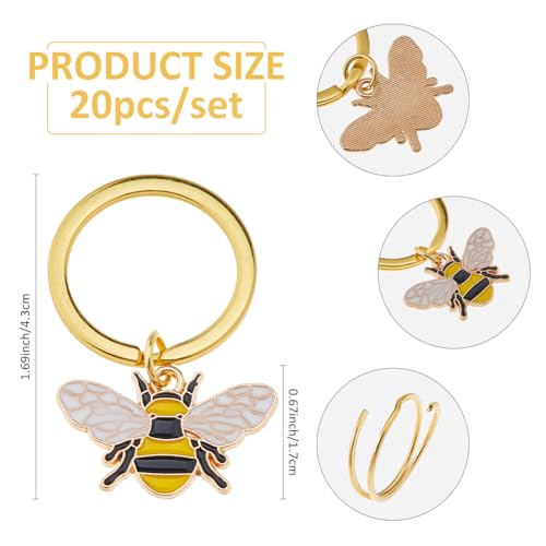 Porte-clés abeilles : ne perdez plus vos clés dans votre sac à main