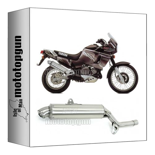 arrow 72610PD auspuff zugelassen paris dacar edelstahl endkappe edelstahl kompatibel mit yamaha xtz 750 supertenere 1989 1990 1991 1992 1993 1994 mototopgun