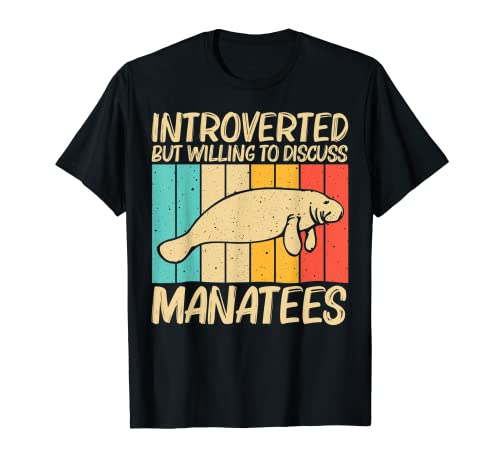 Manatee Art mignon pour homme et femme Vache de mer Dugong Manatee Animal T-Shirt