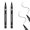 Boobeen 2Pcs Eyebrow Tattoo Pen - Microblading Waterproof Liquid Eyebrow Pencil with Tilted Four-pronged Pen Head Design - Creates Natural Looking Brows Effortlessly and Stays on All Day